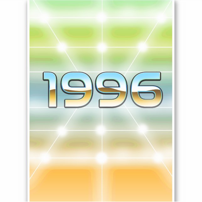 Elektronisk 1996 klistermärken (Framsida)