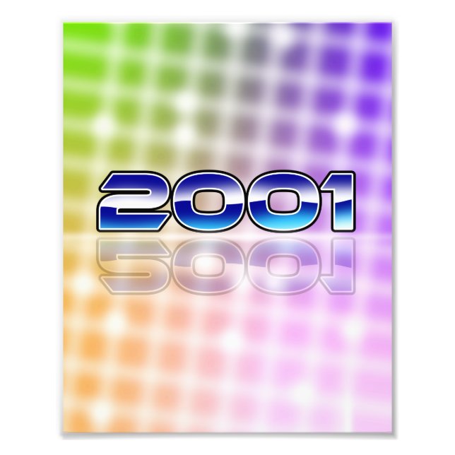 Elektronisk 2001 fototryck (Framsidan)