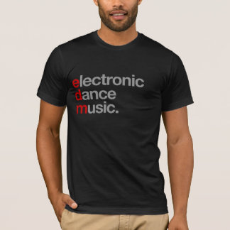 elektronisk dansmusik t-shirt