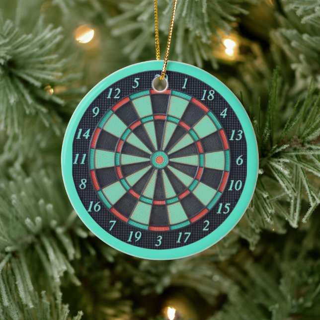 Elektronisk Dart Tavla Julgransprydnad Keramik (Träd)