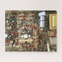 Elektronisk krets av 1960-talets radiofoto pussel