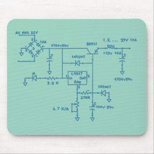 elektronisk kretsschema teknik ritning nörd musmatta