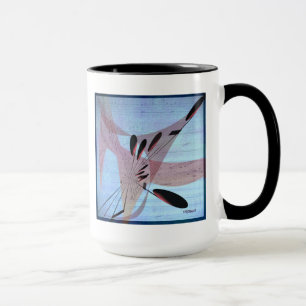 Elektronisk musik "mosar" kaffemuggen mugg