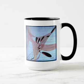 Elektronisk musik "mosar" kaffemuggen mugg