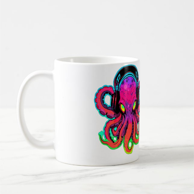 Elektronisk Musik Sommarfestival Trippy Octopus Ed Kaffemugg (Vänster)