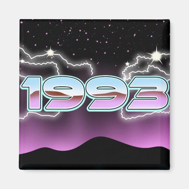 Elektronisk nyckelring för vykort från 1993 magnet (Framsidan)