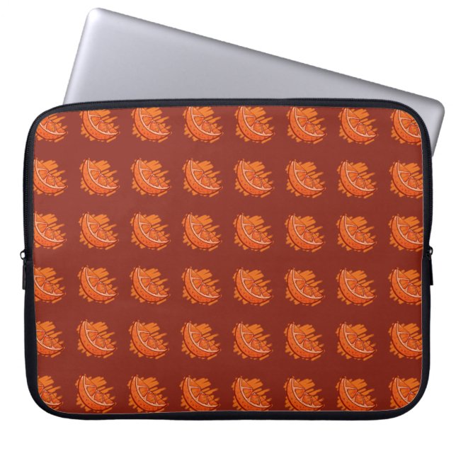 Elektronisk Orange av frukt, Mönster Blood  Laptop Sleeve (Framsidan)