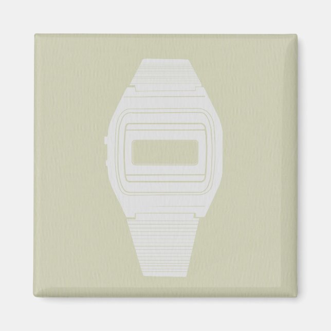 Elektronisk ur magnet (Framsidan)