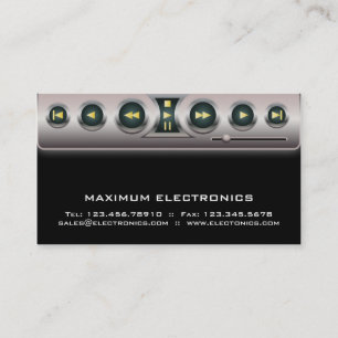 Elektronisk visitkortsvart visitkort