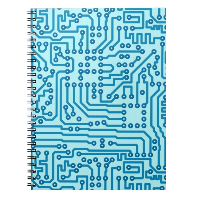 Elektroniska Digital går runt stiger ombord Anteckningsbok (Framsidan)