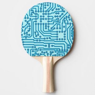 Elektroniska Digital går runt stiger ombord Pingisracket