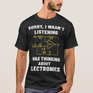 Elektroniska gåvor av ingenjör, elektriska, geek F T Shirt