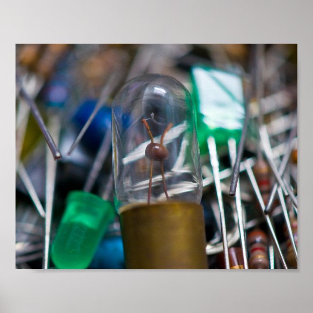 Elektroniska reservdelar poster (Framsidan)