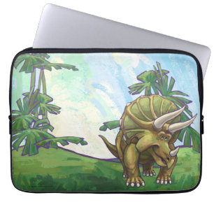 Elektroniska tillbehör till Cute Triceratops Laptop Fodral