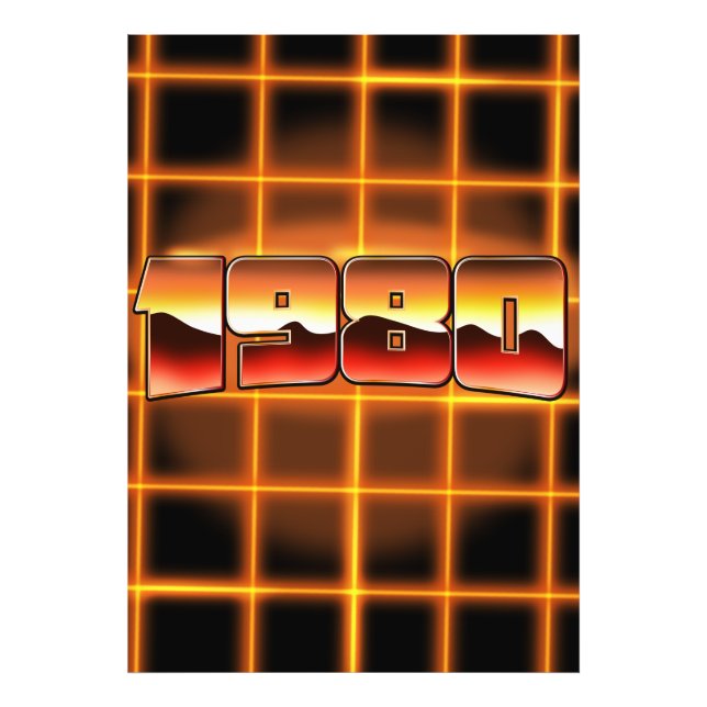 Elektroniskt 1980 fototryck (Framsidan)