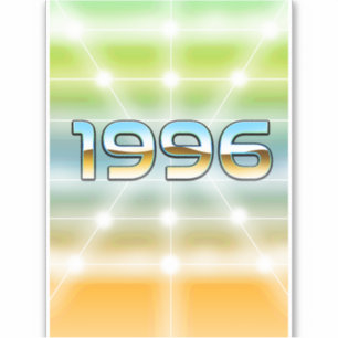 Elektroniskt 1996 klistermärken