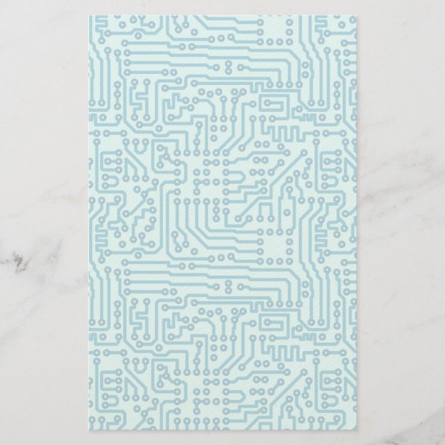 Elektroniskt digitalt kretskort brevpapper (Framsida)