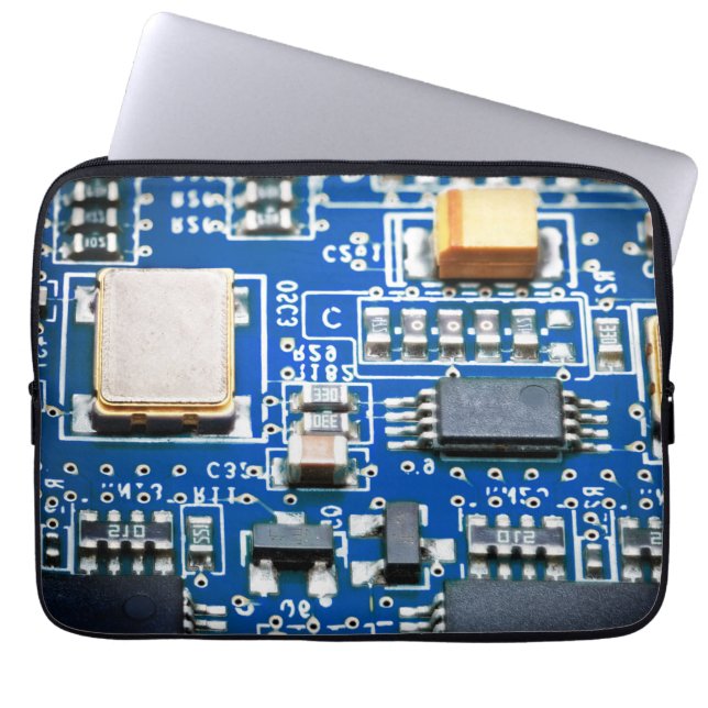 Elektroniskt fack för pekdator/bärbar dator laptop fodral (Framsidan)