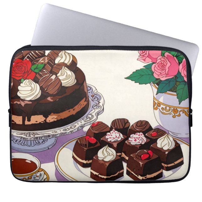 Elektroniskt fack laptop fodral (Framsidan)