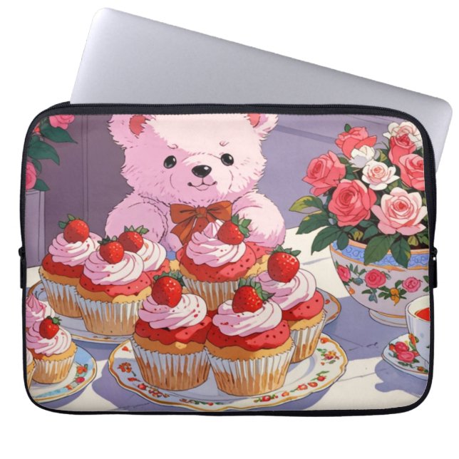 Elektroniskt fack laptop fodral (Framsidan)