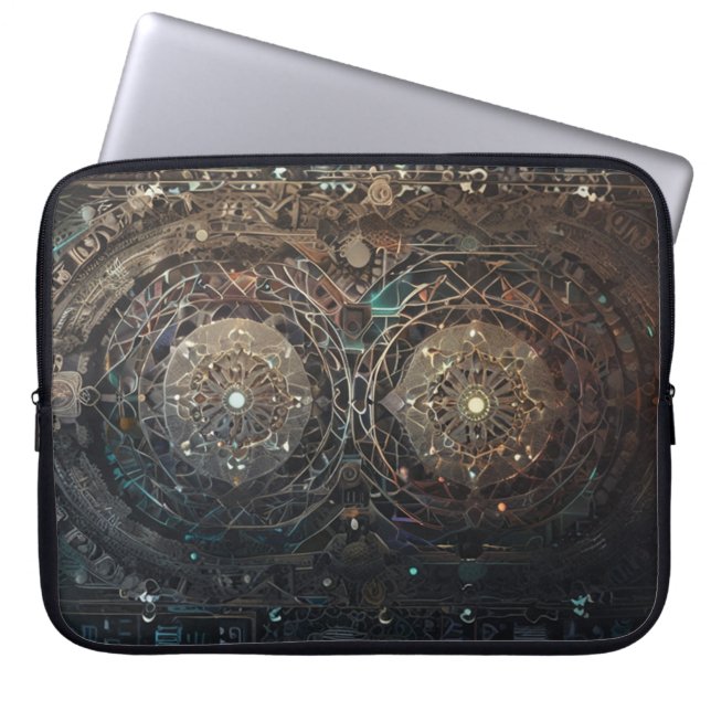 Elektroniskt fack laptop fodral (Framsidan)