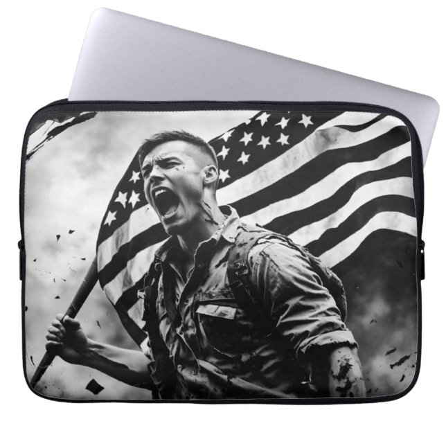 Elektroniskt fack laptop fodral (Framsidan)