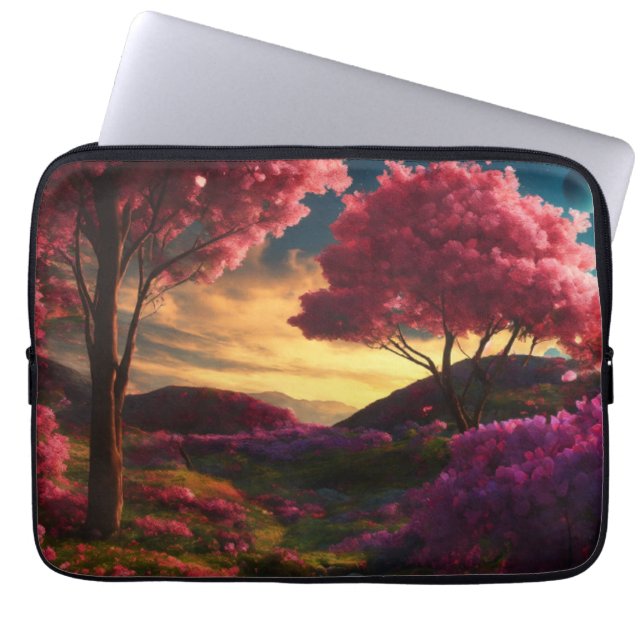 Elektroniskt fack laptop fodral (Framsidan)