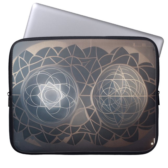 Elektroniskt fack laptop fodral (Framsidan)