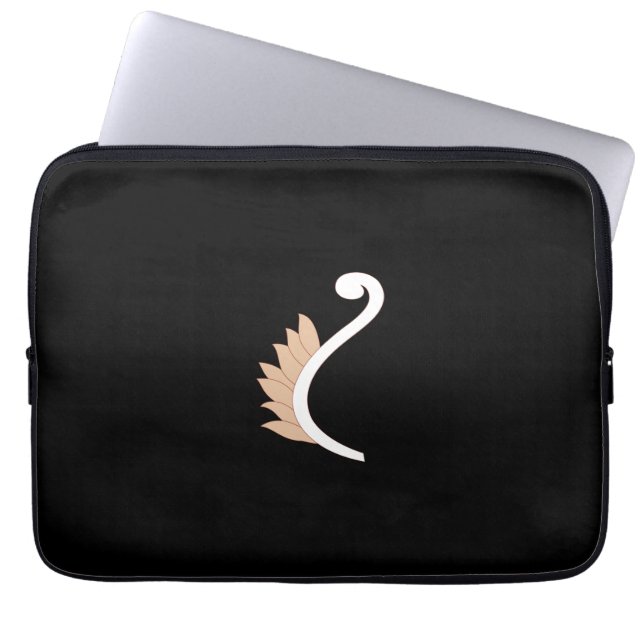 Elektroniskt fack laptop fodral (Framsidan)