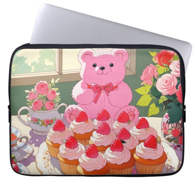 Elektroniskt fack laptop fodral (Framsidan)