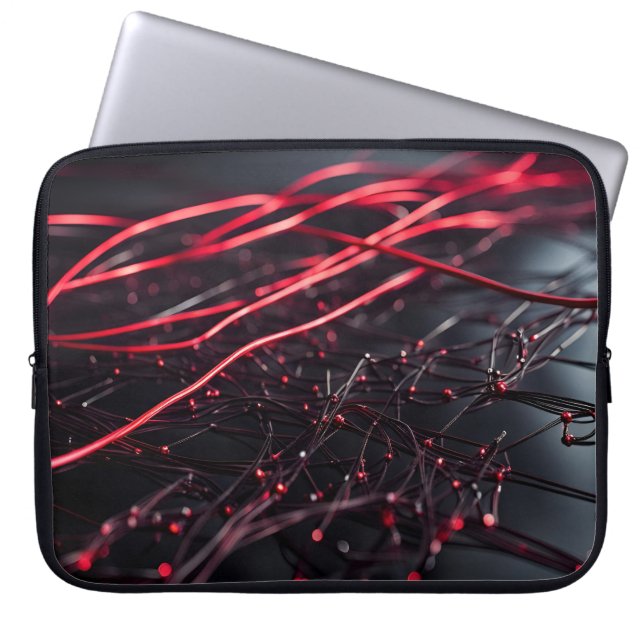 Elektroniskt fack laptop fodral (Framsidan)