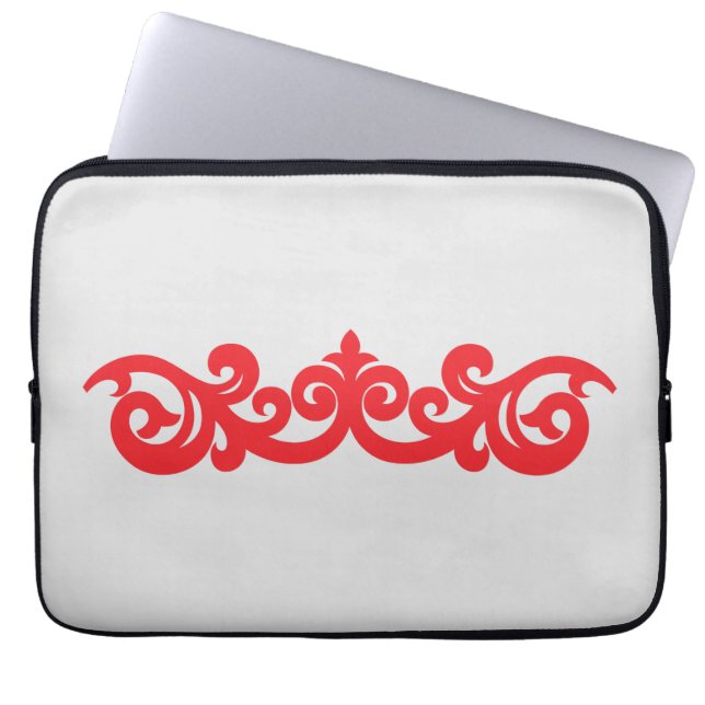 Elektroniskt fack laptop fodral (Framsidan)