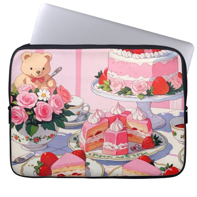 Elektroniskt fack laptop fodral (Framsidan)