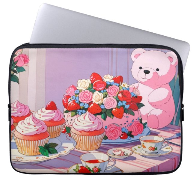 Elektroniskt fack laptop fodral (Framsidan)