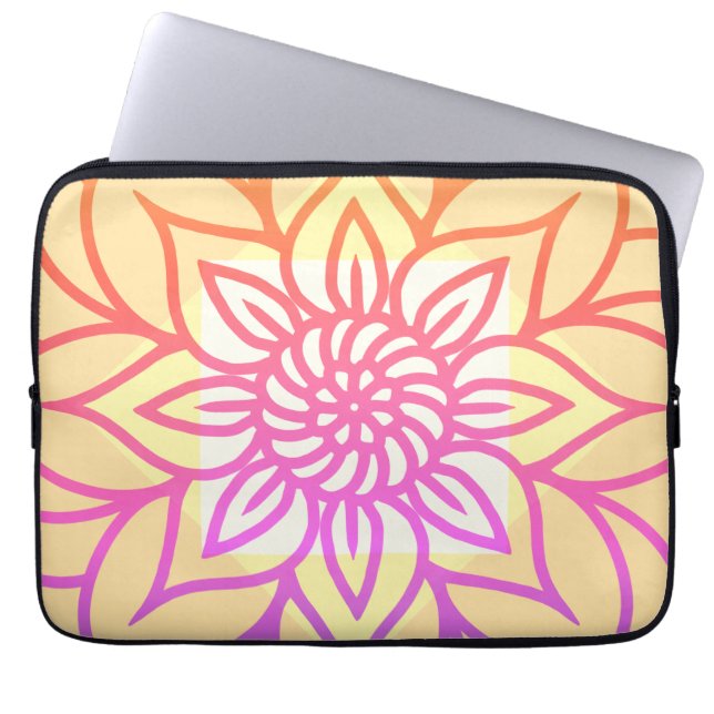 Elektroniskt fack laptop fodral (Framsidan)