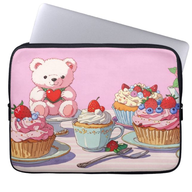 Elektroniskt fack laptop fodral (Framsidan)