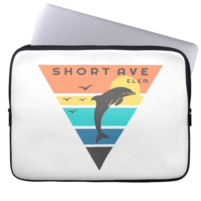 Elektroniskt fack laptop fodral (Framsidan)