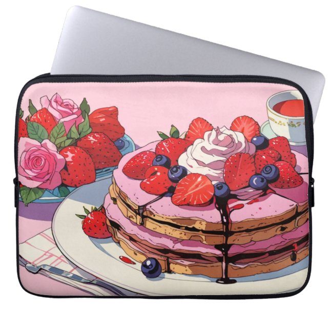 Elektroniskt fack laptop fodral (Framsidan)