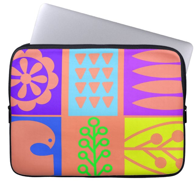 Elektroniskt fack laptop fodral (Framsidan)