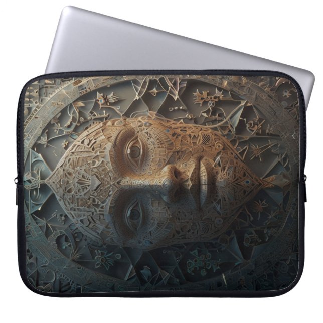 Elektroniskt fack laptop fodral (Framsidan)