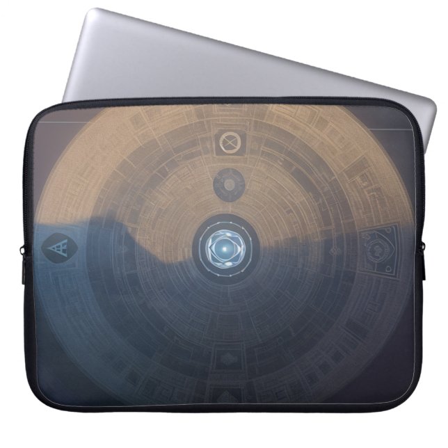 Elektroniskt fack laptop fodral (Framsidan)