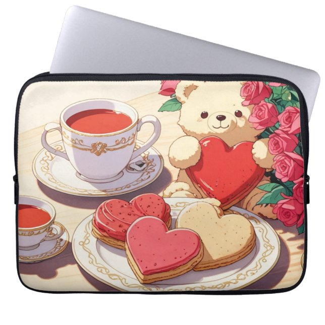 Elektroniskt fack laptop fodral (Framsidan)