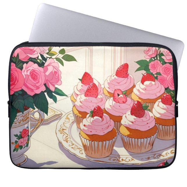 Elektroniskt fack laptop fodral (Framsidan)