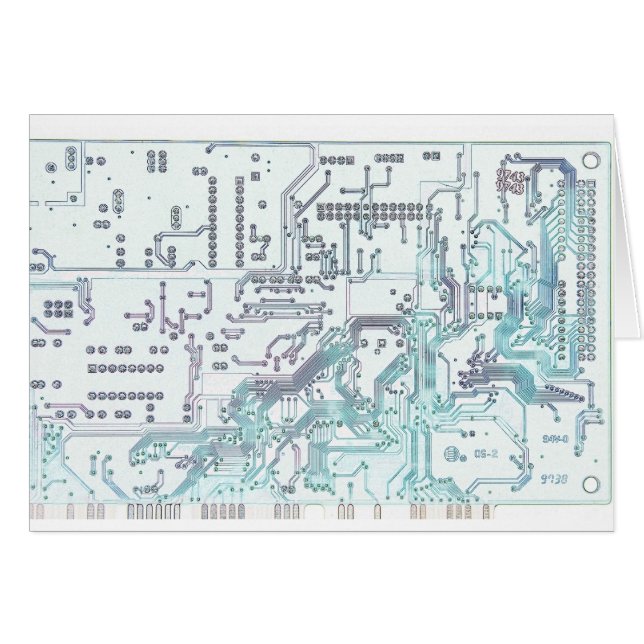 elektroniskt gå runt hälsningskort (Framsidan Horizontal)