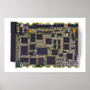 elektroniskt gå runt stiger ombord poster