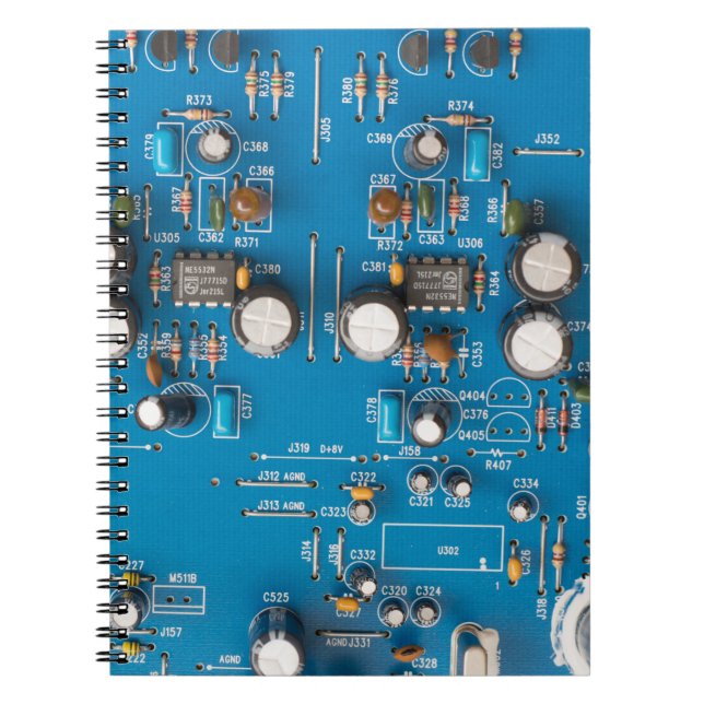 Elektroniskt kretskort anteckningsbok (Framsidan)