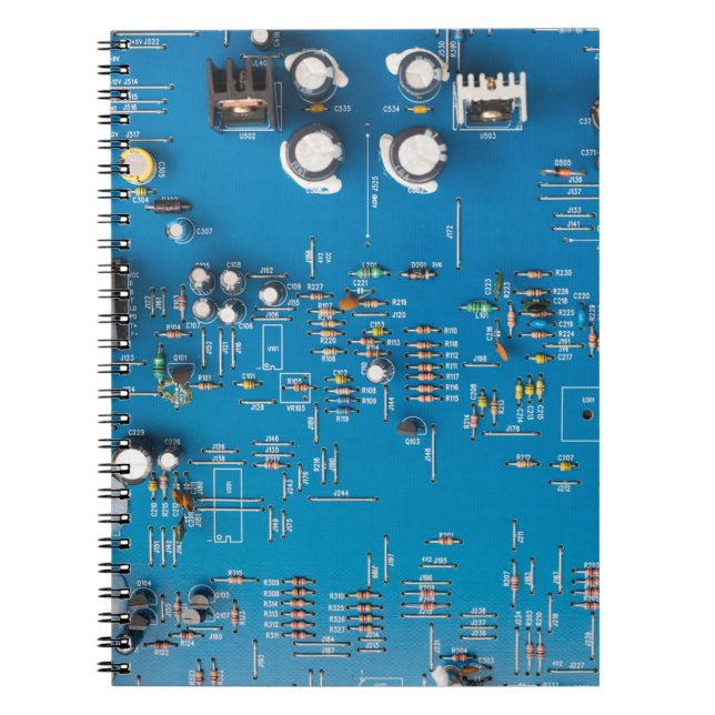 Elektroniskt kretskort anteckningsbok (Framsidan)