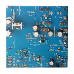 Elektroniskt kretskort kakelplatta