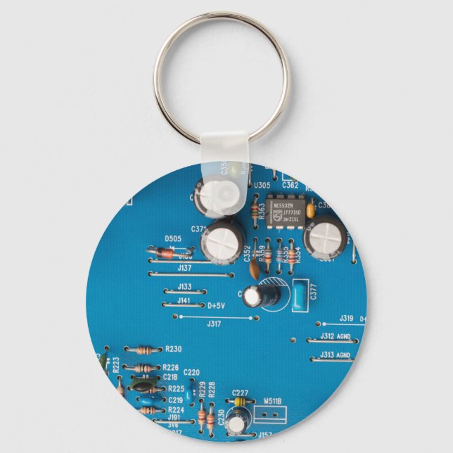 Elektroniskt kretskort nyckelring (Framsida)