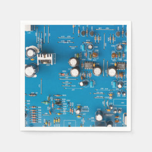 Elektroniskt kretskort pappersservett